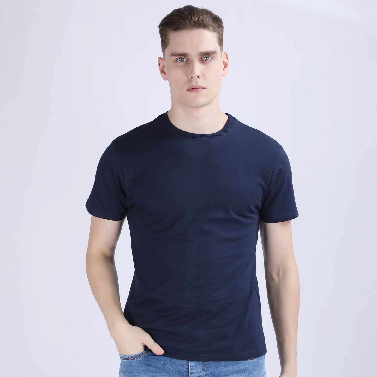 Blank Slate Dark Blue Timeless Regular Fit
