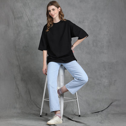 11:11 Black Oversized Comfort