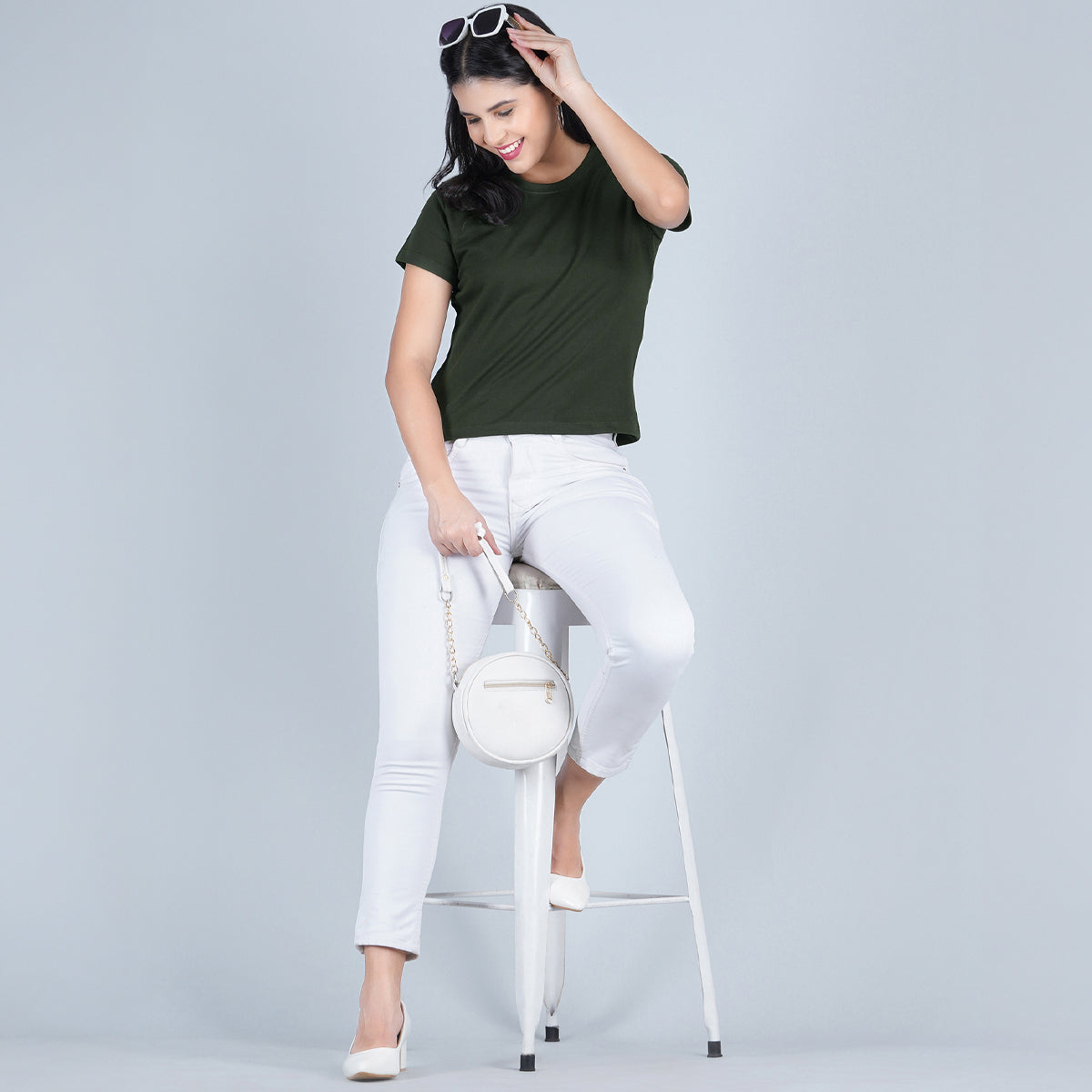 Blank Slate Forest Green Regular Fit