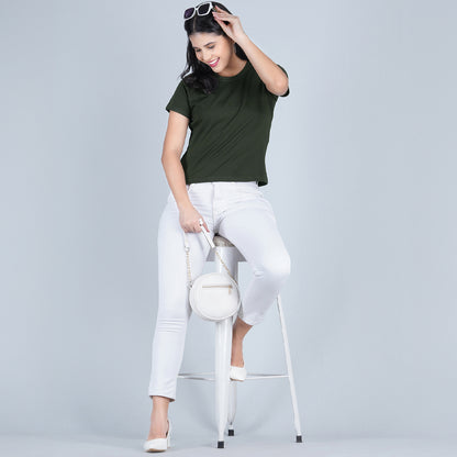 Blank Slate Forest Green Regular Fit